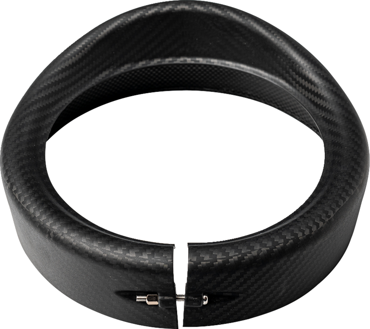 Headlight Trim w/ Visor - 7" - Matte