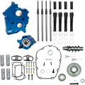 Cam Chest Kit with Plate - Gear Drive - Water Cooled - 475 Cam - Black Pushrods - M8