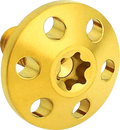 Titanium Holeshot Seat Bolts - Gold - 1/4"-20