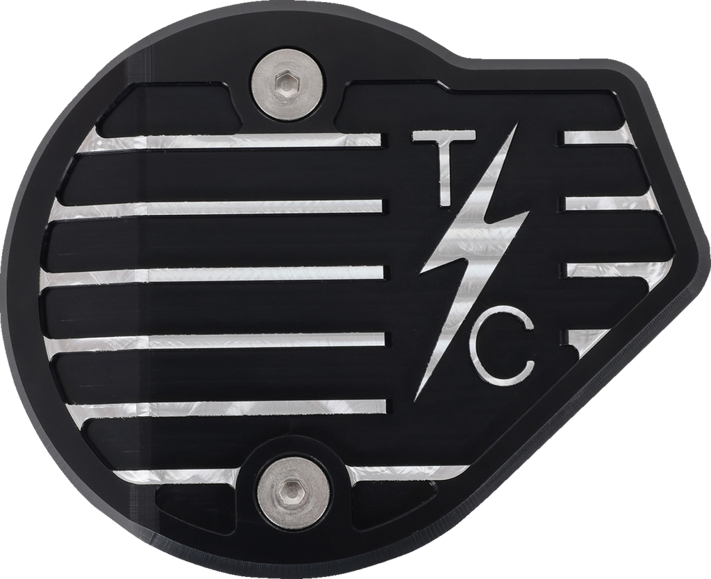 Cam Cover - Gen 2 - Finned - Twice Cut - Black - M8
