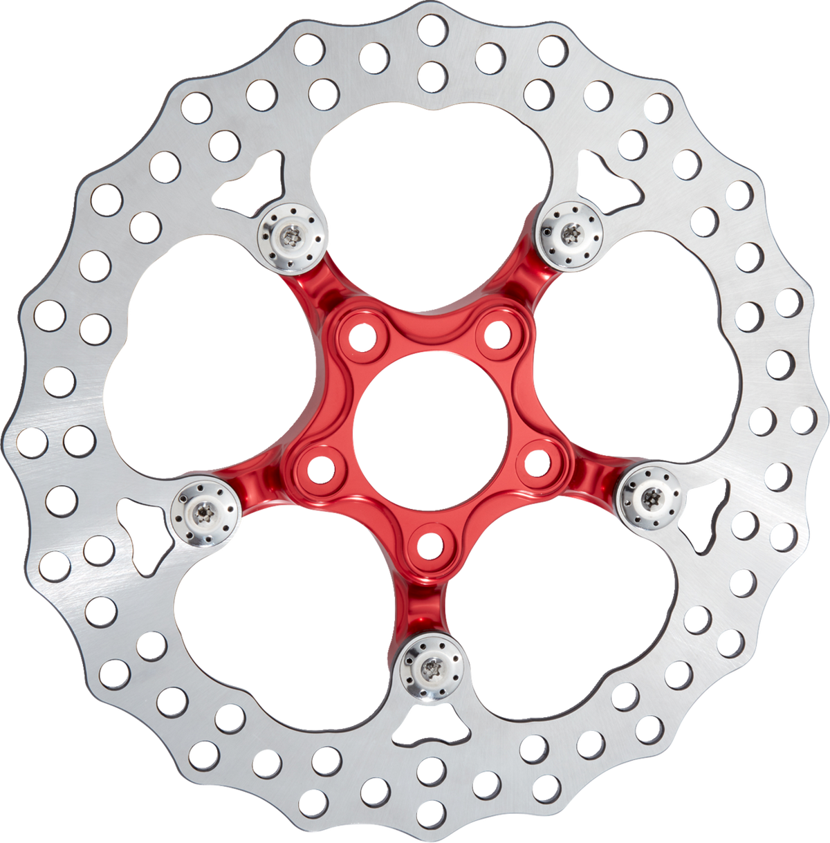 Spider Rotor - 12.6" - Red - Front