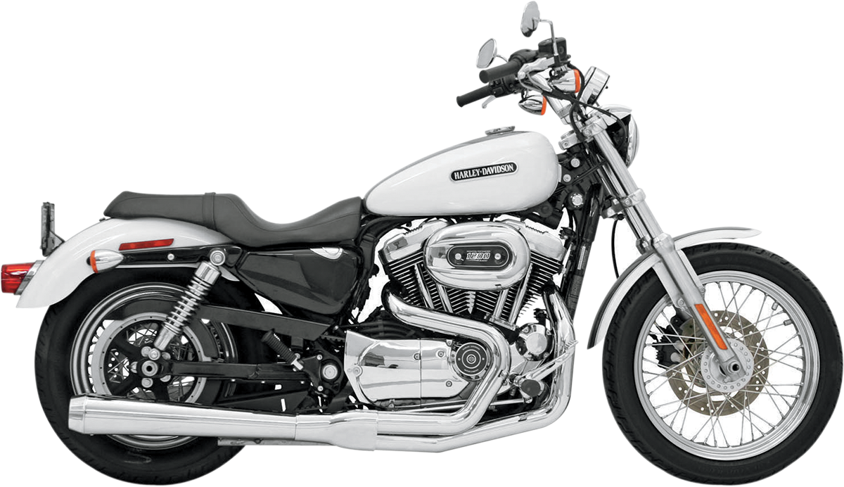 Road Rage Exhaust - Chrome - Long - '04-'13 XL