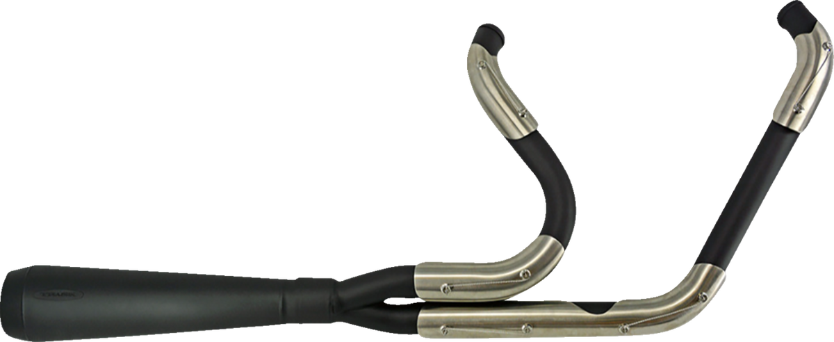 2-into-1 Assault Exhaust System - Black Ceramic - with Bags