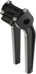 Handlebar Risers - Pull Back - 9-1/2" - Gauge Cutout - Black