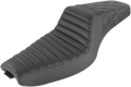 Step-Up Seat - Front Tuck-n-Roll/Rear Lattice Stitch - Black