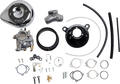 Super E Carburetor with Stealth Air Cleaner Kit - Chrome - Twin Cam