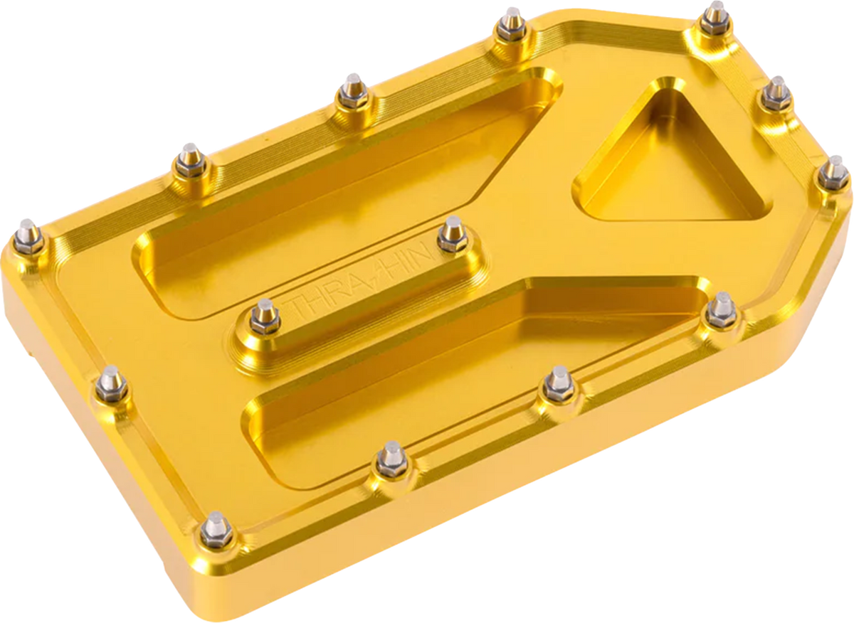 Aggressor Brake Pedal Pad - Gold - Touring