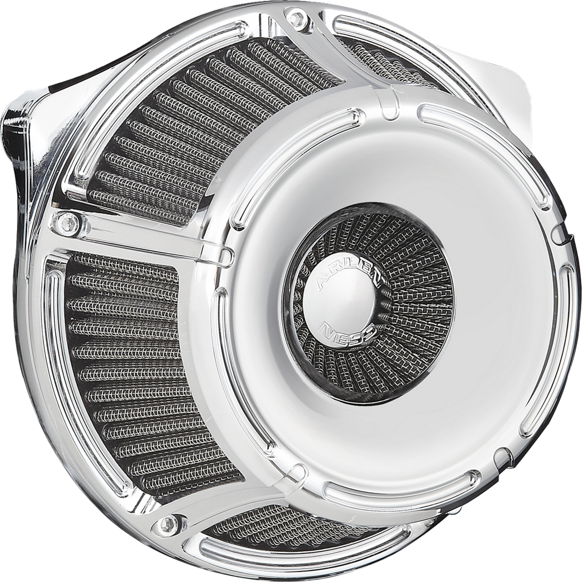 Inverted Series Air Cleaner Kit - Slot Track - Chrome