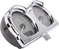 Gauge Relocation Kit - Front - Chrome