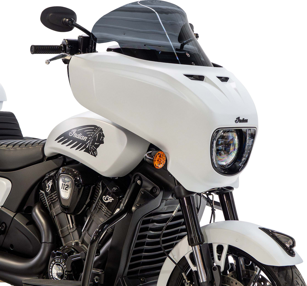 Flare® Windshield - 12" - Dark Smoke - Chieftain PowerPlus/Roadmaster PowerPlus