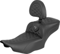 Roadsofa™ Extended Reach Seat - with Backrest - Gray Stitch - FLH/FLT '23-'25