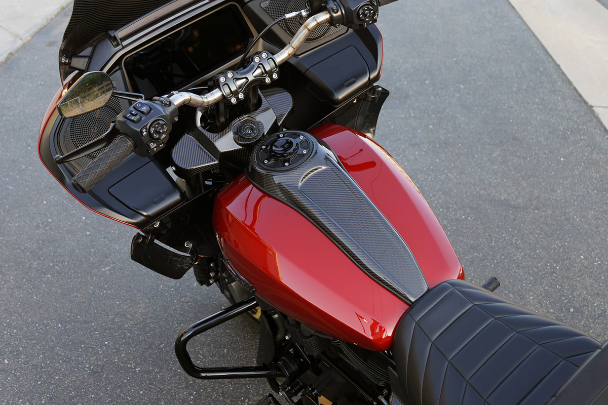 Tank Dash Panel - Carbon Fiber - HD Touring/Trike '23-'26