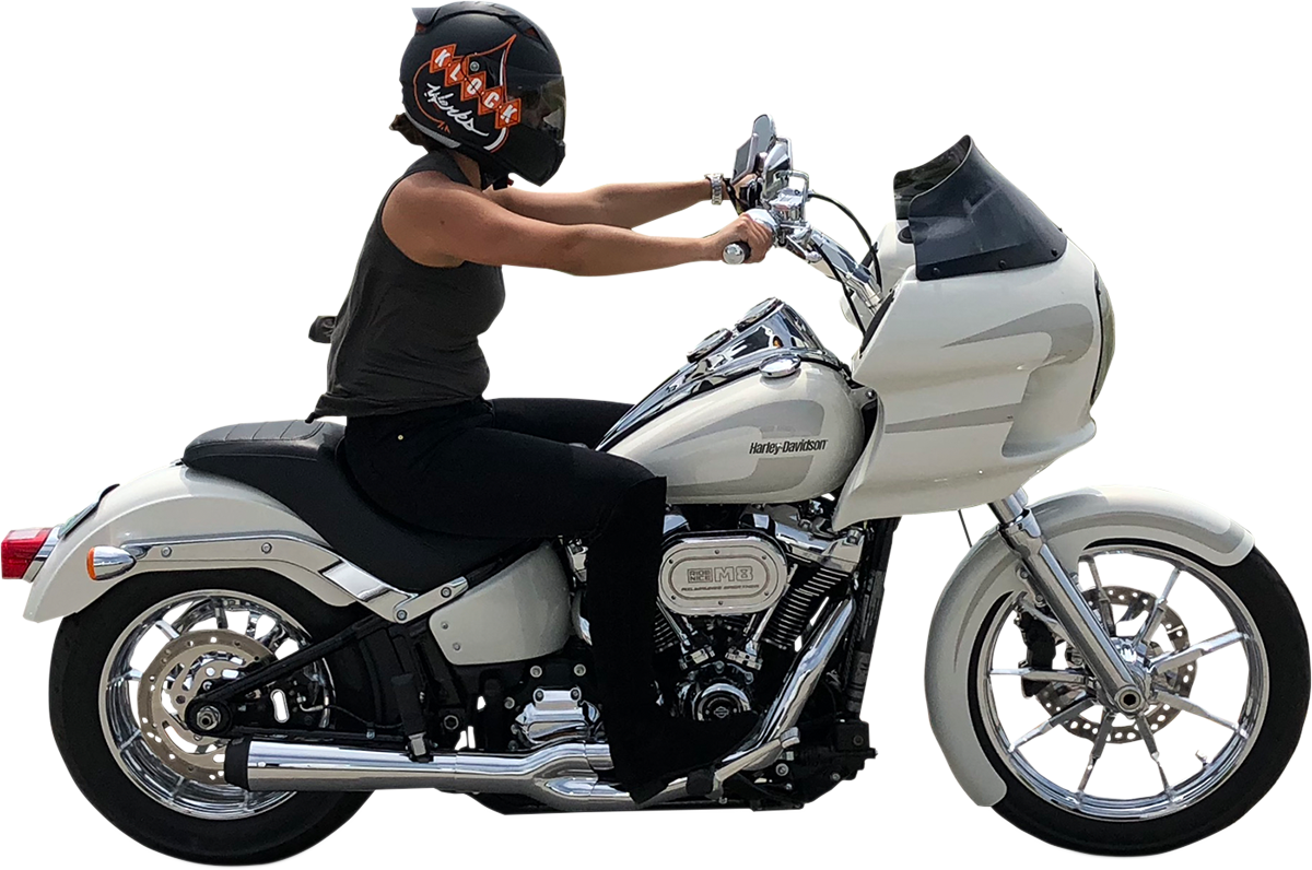 Wrapper Front Fender - Black - 21" Wheel - HD Dyna/Softail
