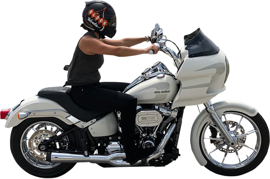 Wrapper Front Fender - Black - 19" - HD Softail