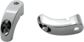 Turn Signal Mounts - 39 mm Front Forks - Chrome