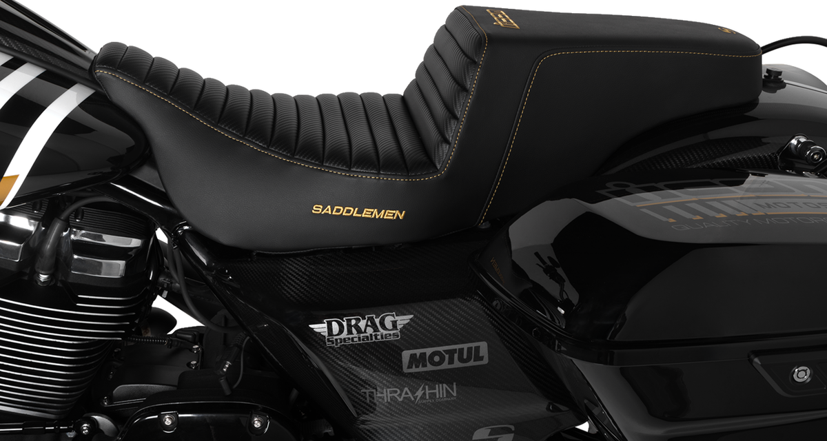 Step-Up Seat - Front Tuck-n-Roll - Black - FL '08-'24