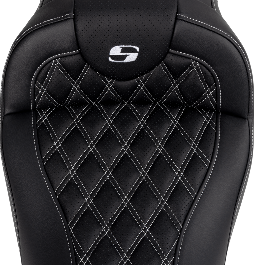 Roadsofa™ Seat - with Backrest - White Stitch - FL '08-'23