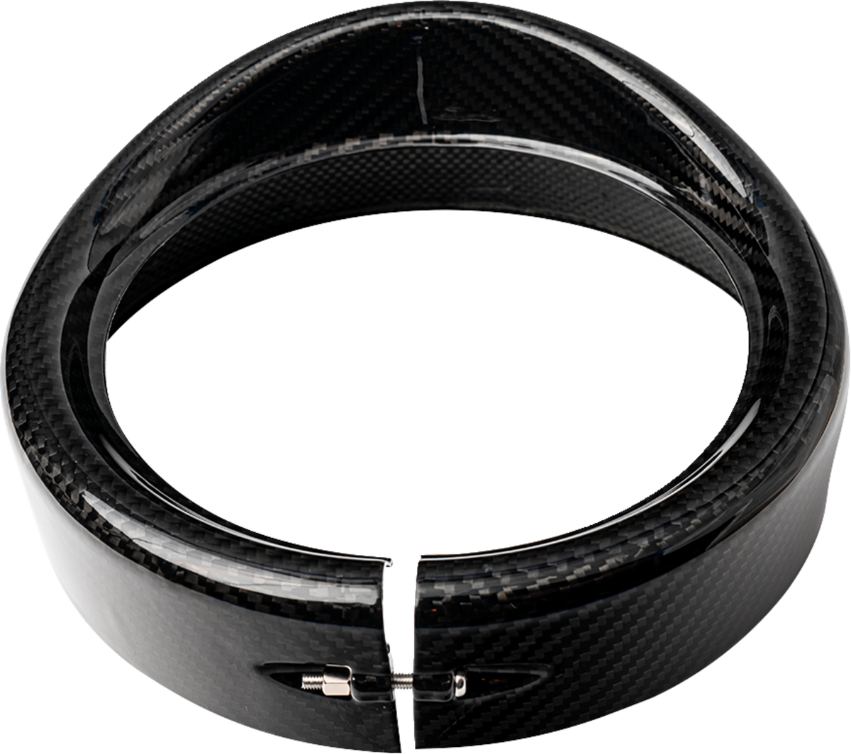 Headlight Trim w/ Visor - 7" - Gloss