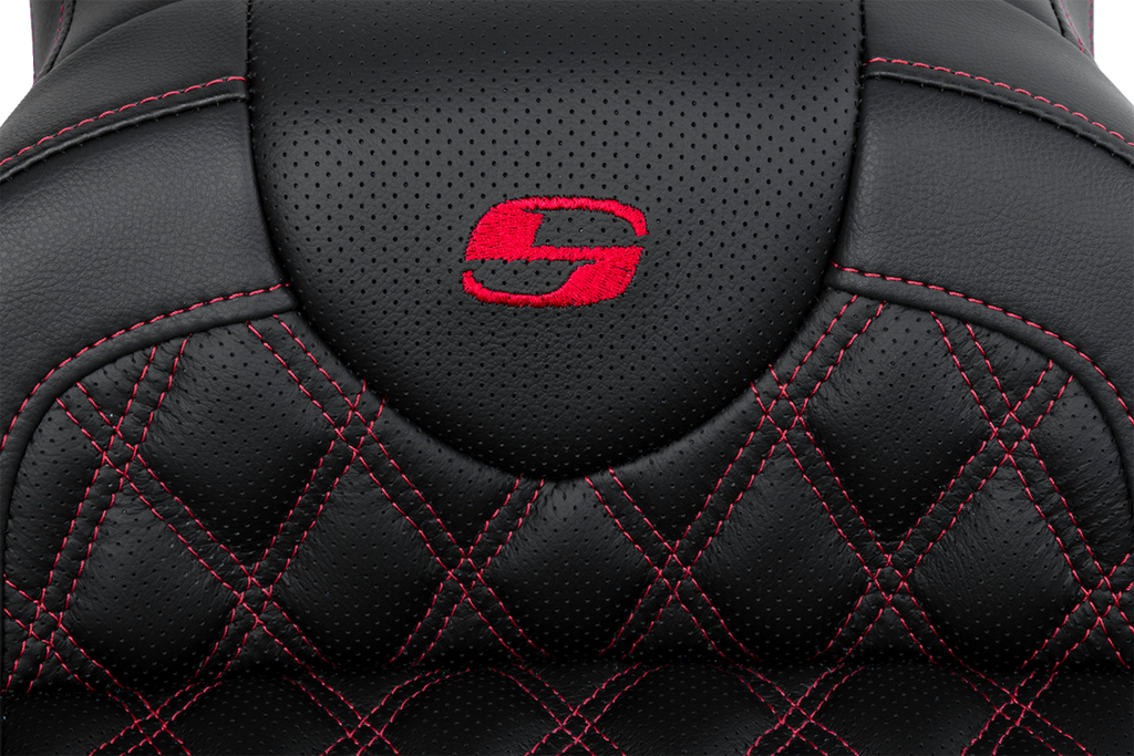 Roadsofa™ Seat - with Backrest - Red Stitch - FL '08-'23