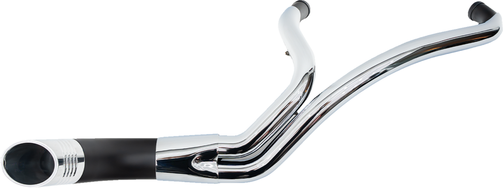 2-into-1 Up Yours Exhaust System - Twin Cam - Chrome