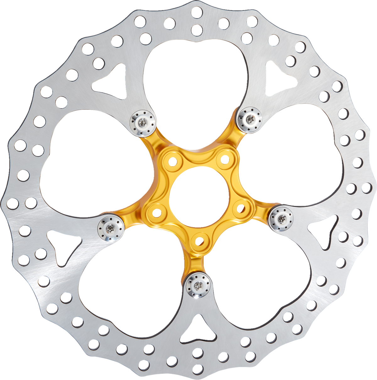 Spider Rotor - 12.6" - Gold - Front