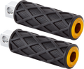 Diamond Foot Pegs - Male Mount - Gold