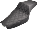 Step-Up Seat - Front Lattice Stitch - Black - XL
