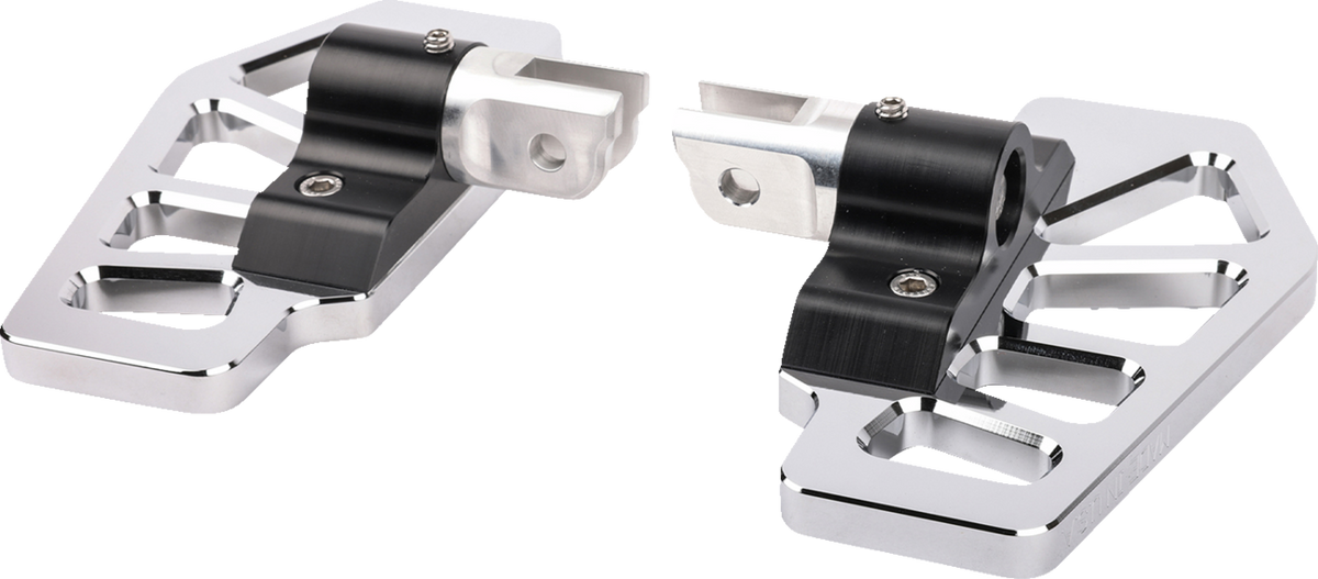 Apex Mini Floorboards - Driver - Chrome - Softail