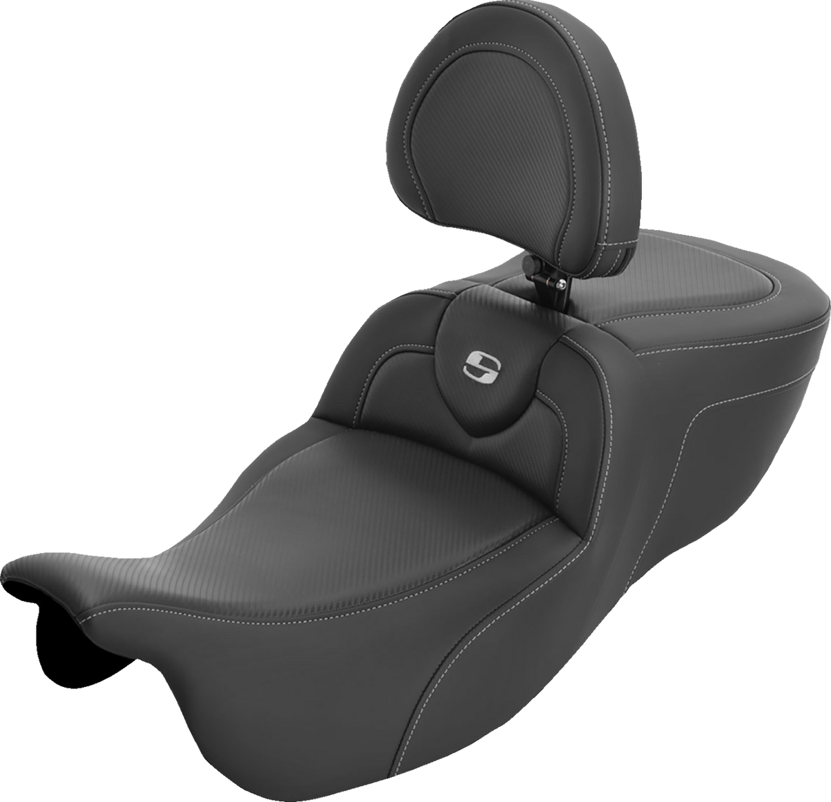 Roadsofa™ Extended Reach Seat - with Backrest - Carbon Fiber - FLRT/FLTRT '15-'25