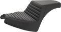 Step-Up Seat - Front Tuck-n'-Roll/Rear Smooth - Black - Chief