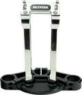 Handlebar Riser Kit - Straight - 1" Clamping - 10" Rise - Raw