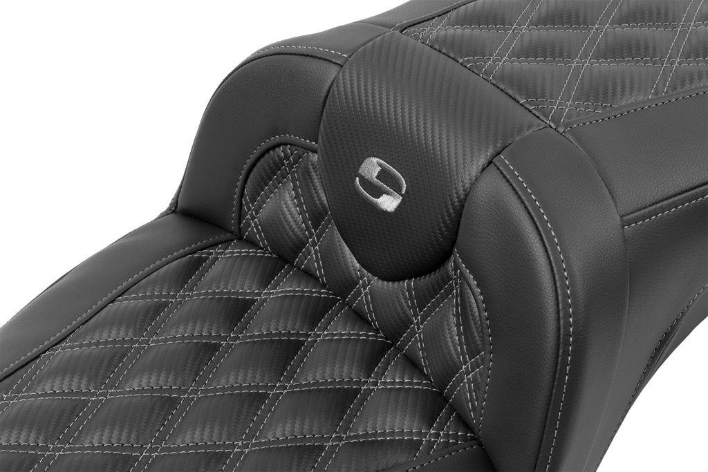 Roadsofa™ Extended Reach Seat - without Backrest - Lattice Stitch - Dark Gray Stitch - FL/FX '23-'24