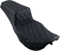 Step-Up Seat - Front Lattice Stitch - Black