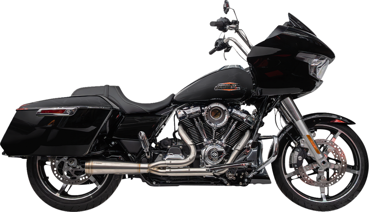2-into-1 Assault Exhaust System - Stainless Steel - Touring M8