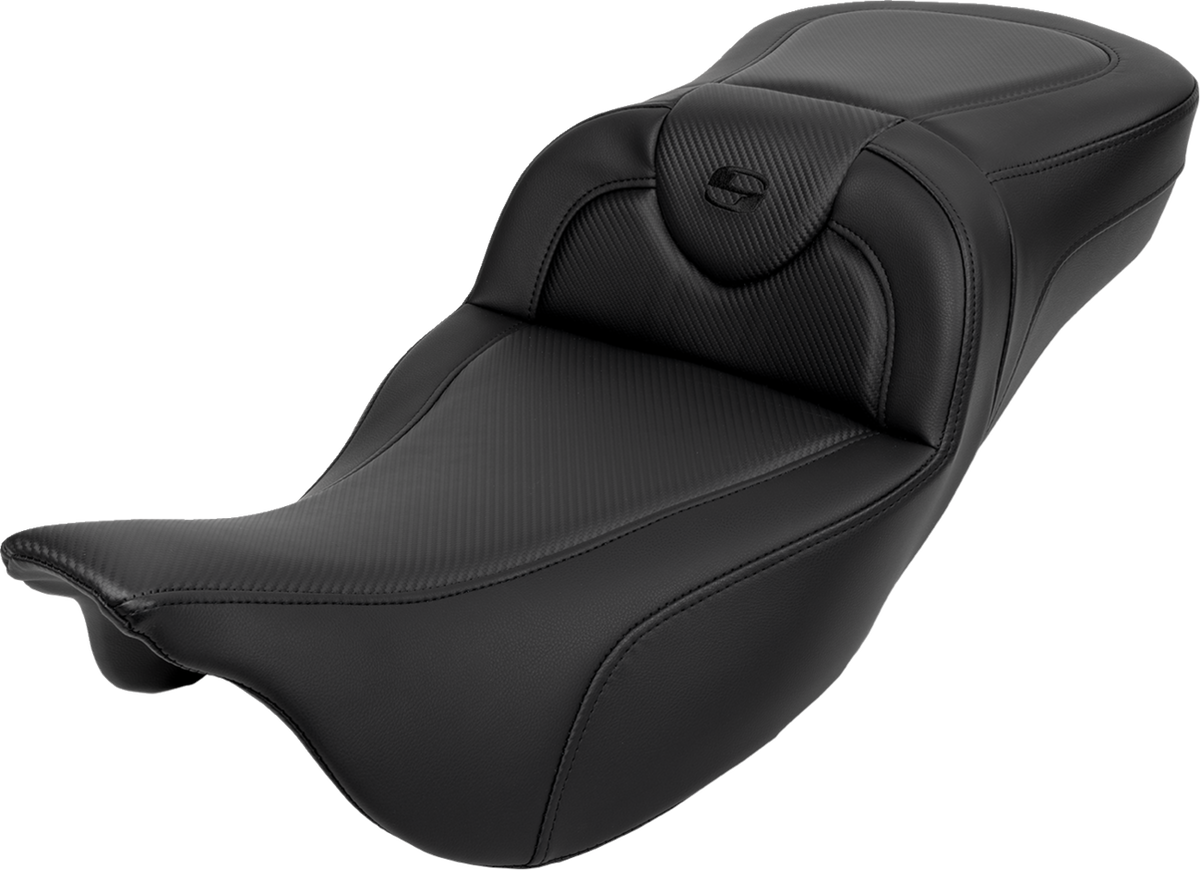 Roadsofa™ Extended Reach Seat - Carbon Fiber - Black Stitch - Backrest - FL '08-'24