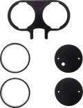 Gauge Mount - Dual - Black - HD Softail/Touring/Trike '18-'22