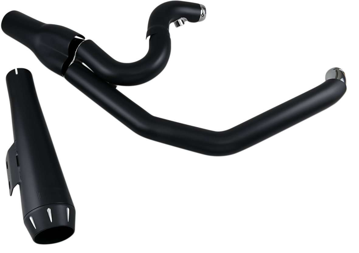 2:1 Exhaust - Black - Megaphone - Short - '91-'05 FXD