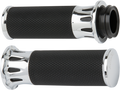 Fusion Deep Cut Grips - Cable - Chrome