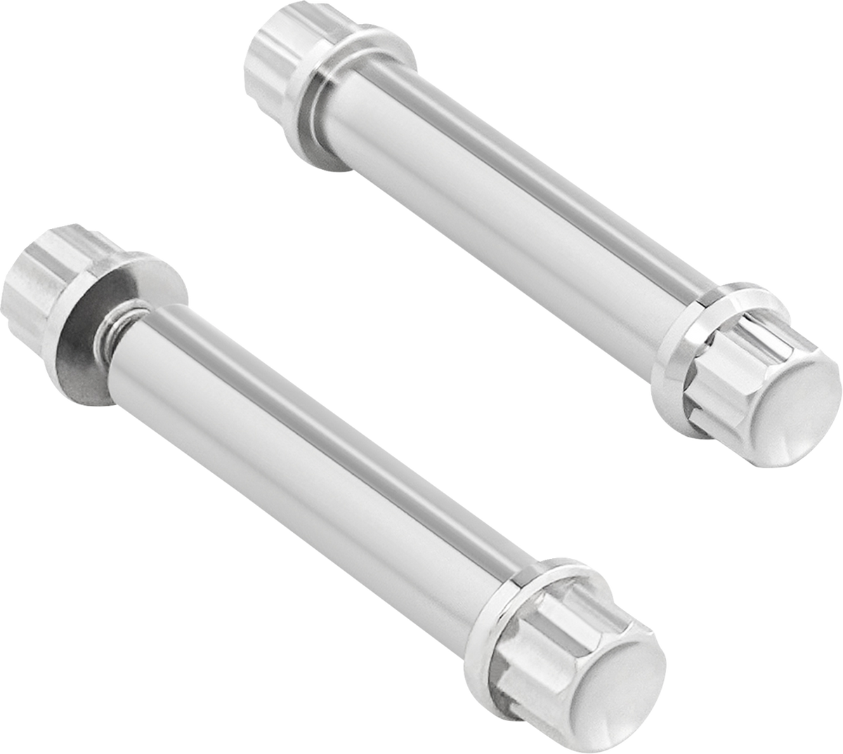 Bolt Kit - Footpeg - 12-Point - Titanium - Polish