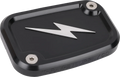 Master Cylinder Cover - Brake - Front - Black/Twice-Cut