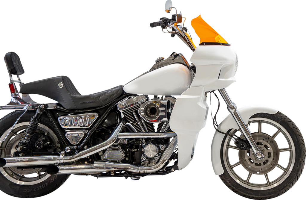 Kolor Flare® Windshield - 12-1/2" - Orange - Saddlemen S-RT Fairing