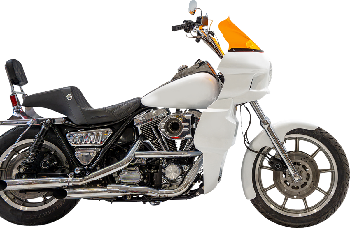 Kolor Flare® Windshield - 12-1/2" - Orange - Saddlemen S-RT Fairing