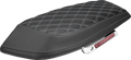Saddlebag Lid Covers - Lattice - Carbon Fiber - Silver Stitch - FLH/FLT '23-'26