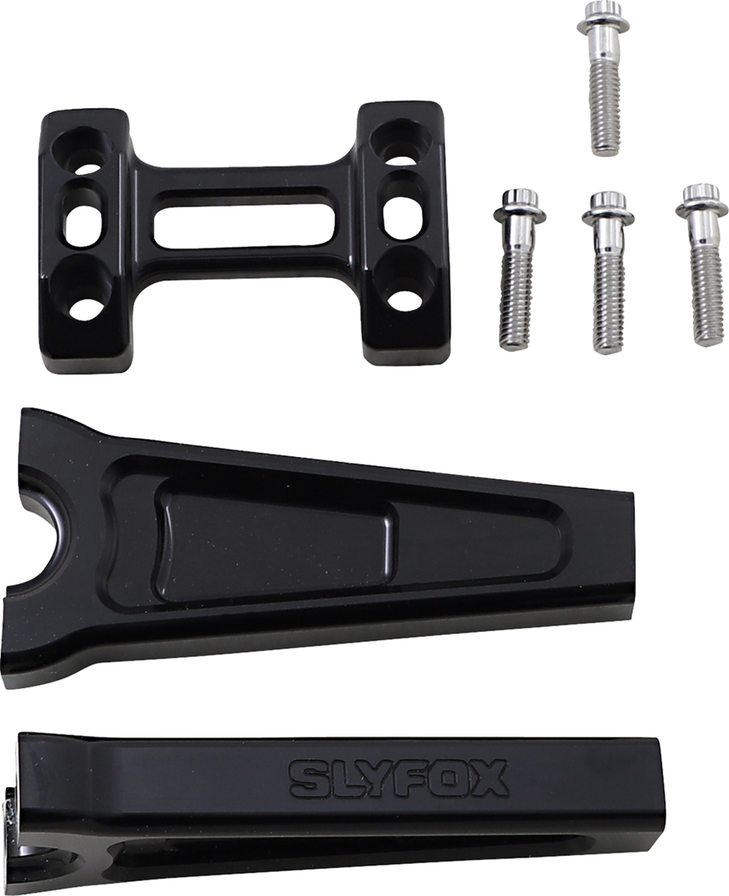 Handlebar Riser Kit - Straight - 1" Clamping - 6" Rise - Black
