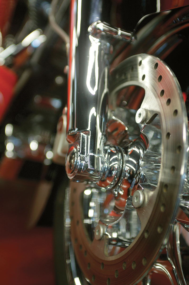 Axle Cap - Lower Fork Leg - Chrome