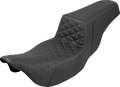 Extended Reach Step-Up Seat - Tri-Gripper - Black - FLH/FLT '08-'24
