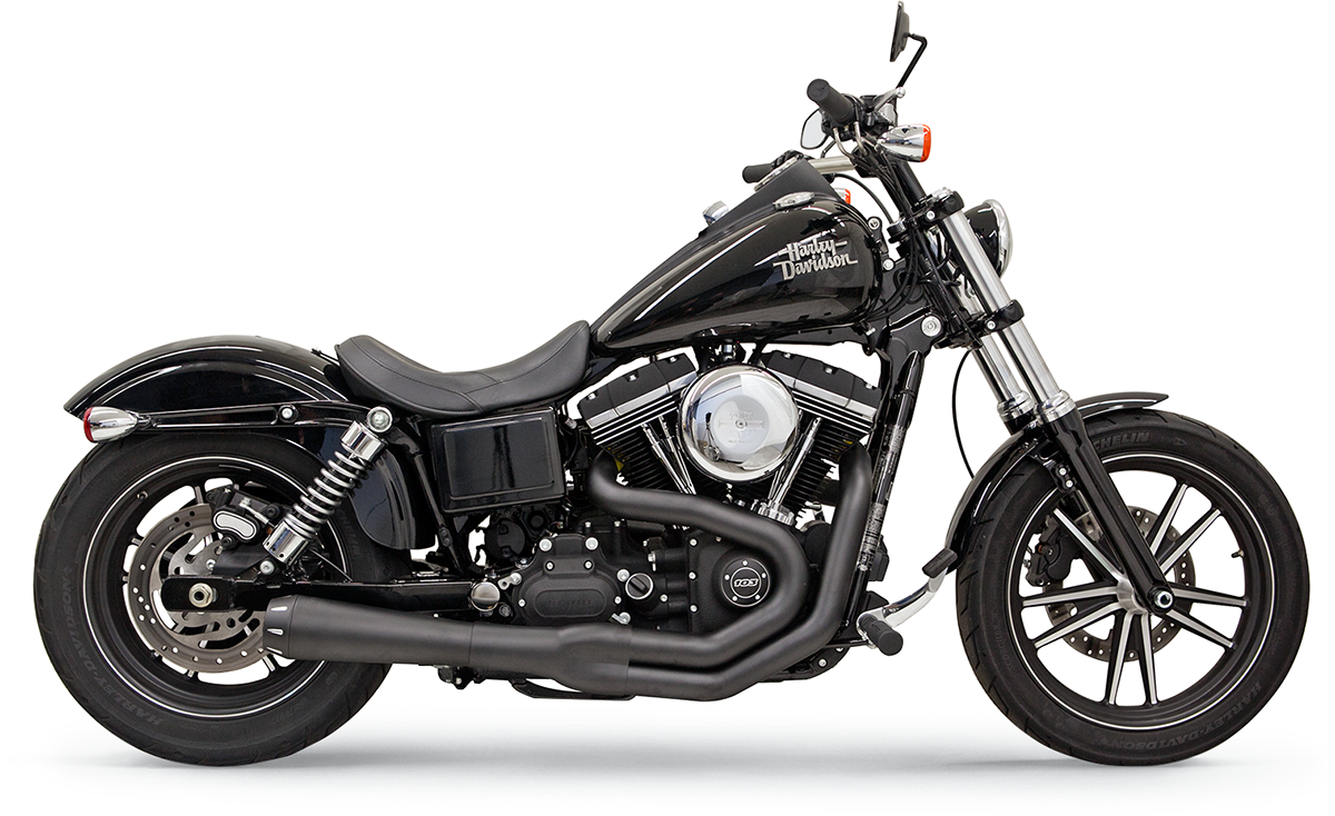 Mega Power Exhaust - Black - FXD/FXDWG with Mid/Forward Cont