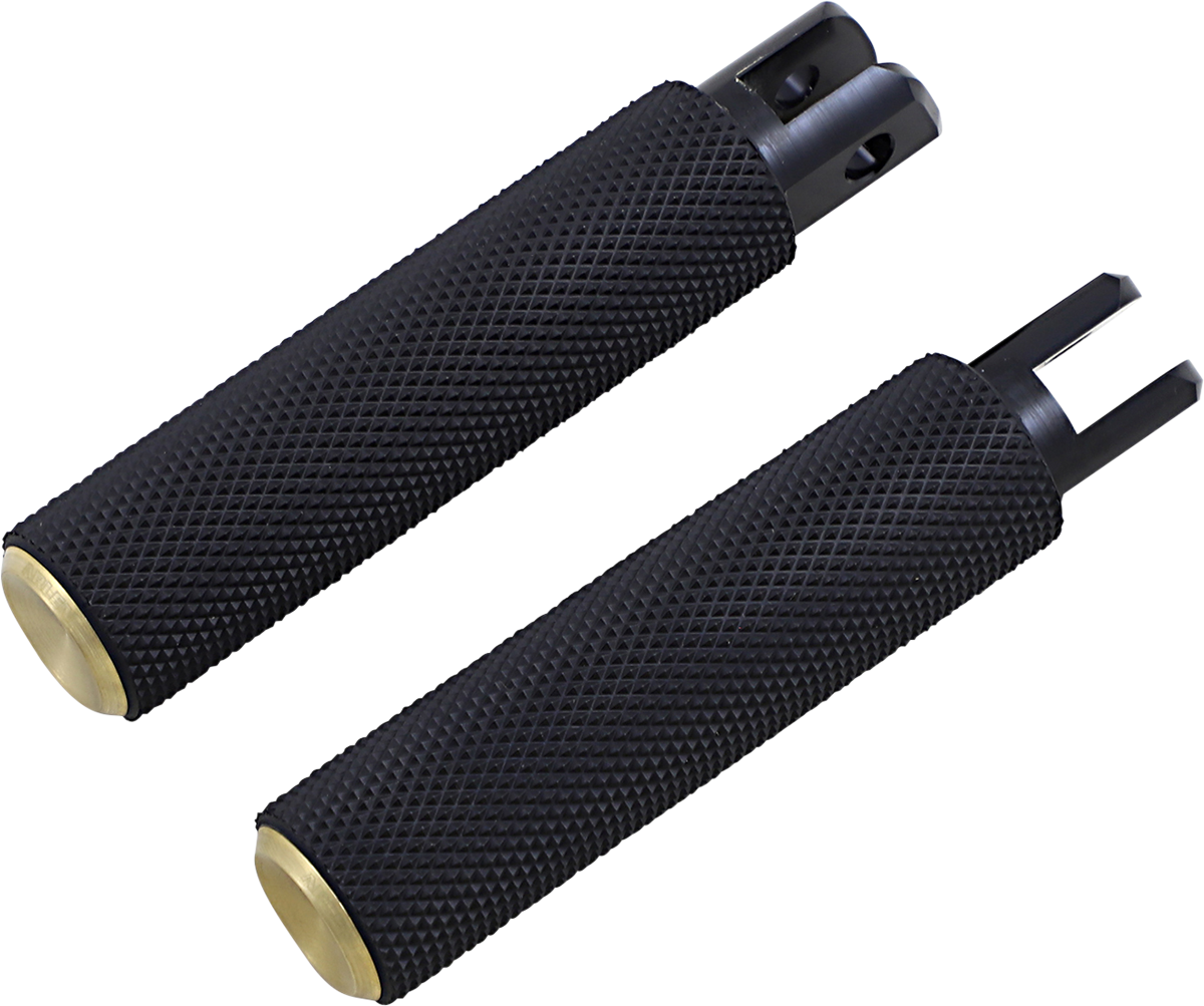 Knurled Foot Pegs - Brass - FX/FL '18-'26