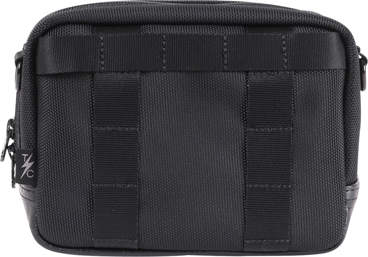 Crossbody Handlebar Bag - Black/Pink