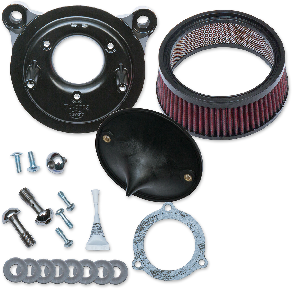 Super Stock™ Stealth Air Cleaner Kit - Black